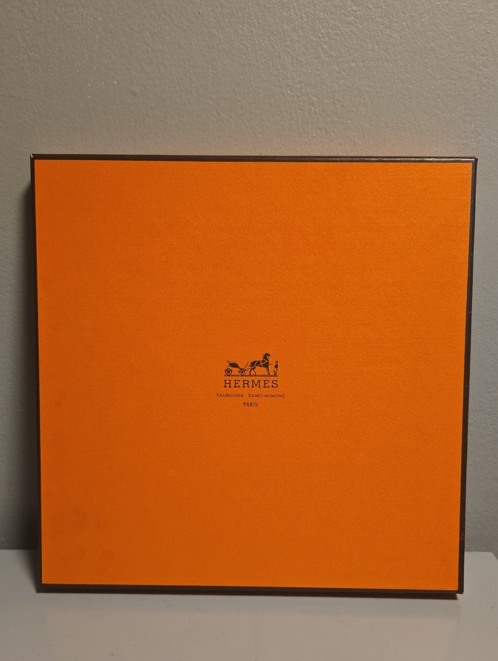 Hermes Orange Scarf Box